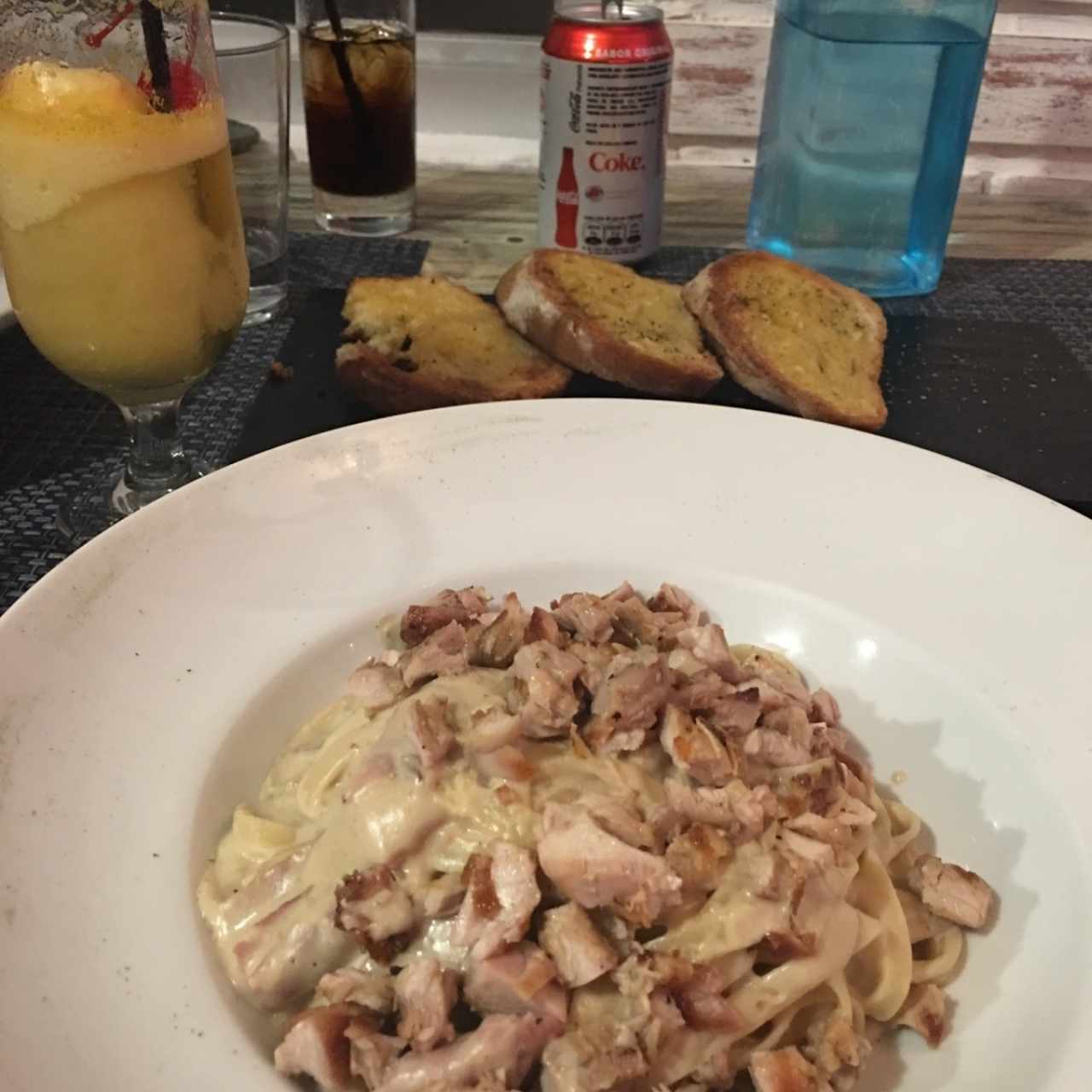 Fettuccine a la Strega con Pollo