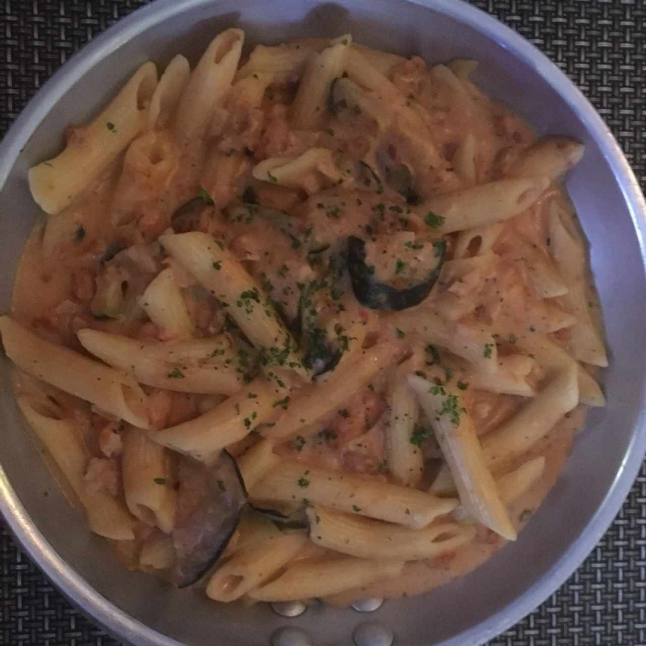 Penne con Salmón!