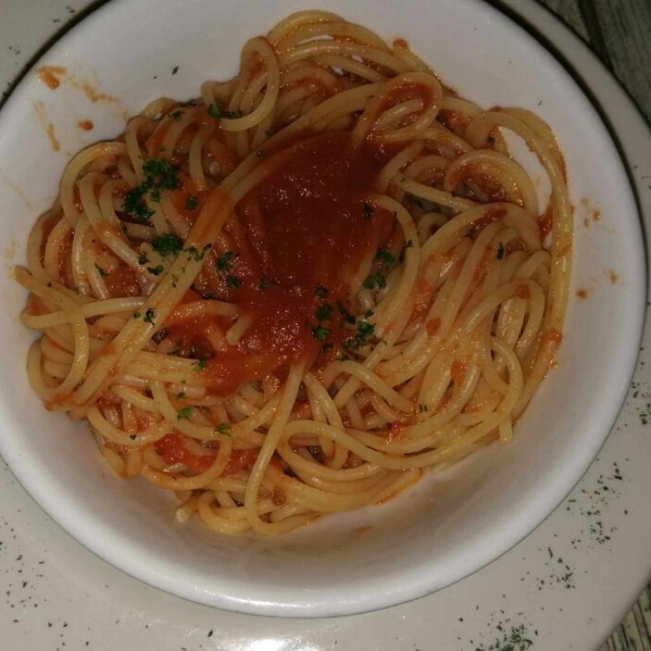 pasta pomodoro acompañamiento