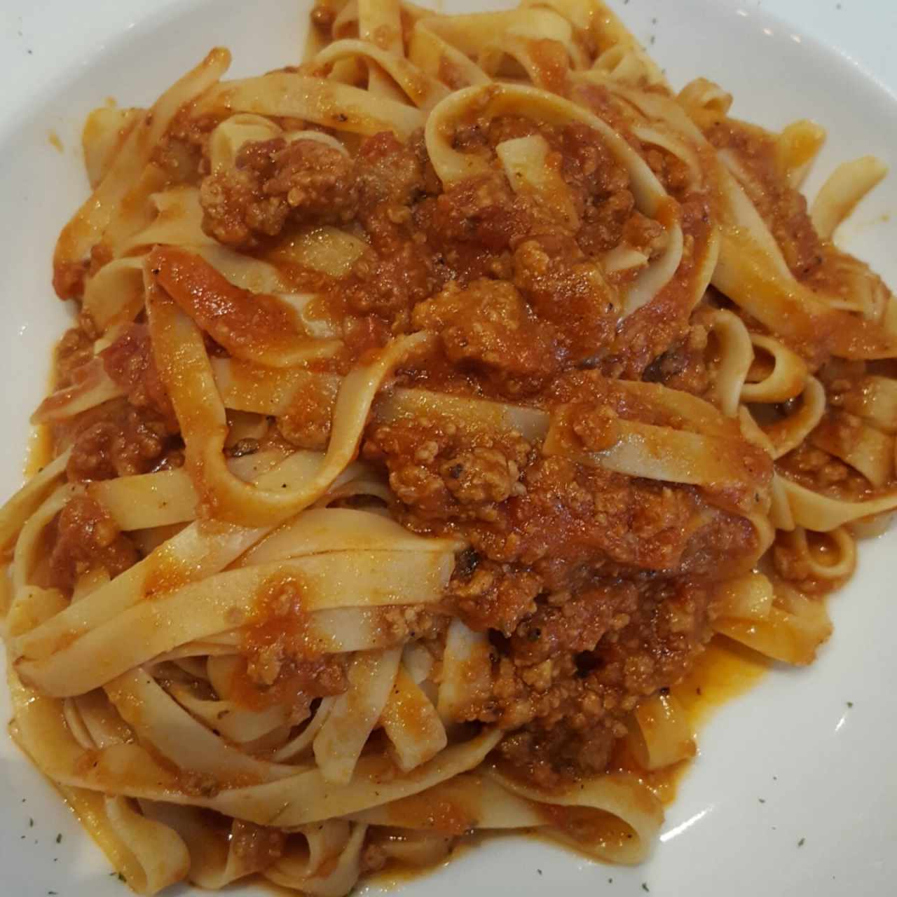 fetuccini Bolognesa