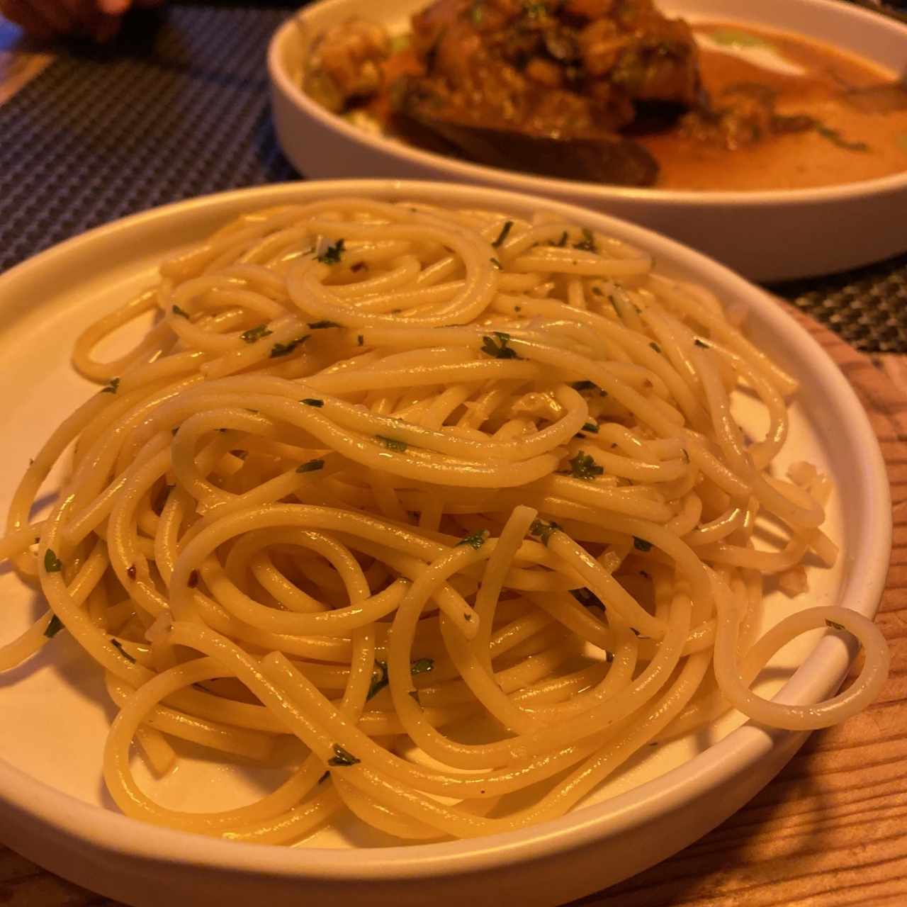 Spaghett añ oleo