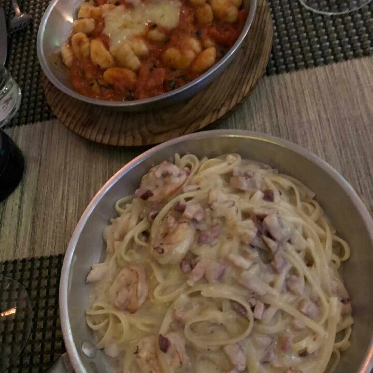 Pastas - Gnocchi Al Teléfono y pasta al gusto del cliente