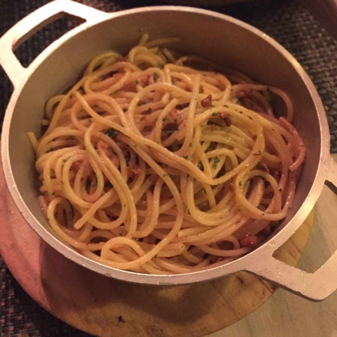 pasta al oleo