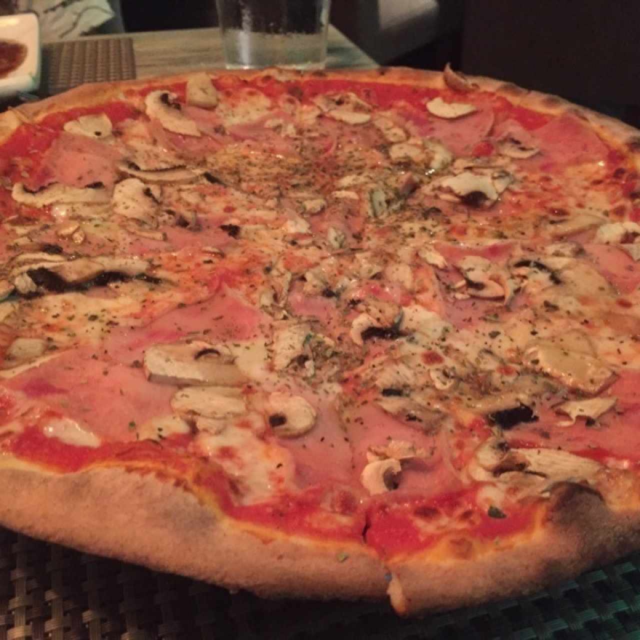 Jamón Cocido y Champiñones - pizza