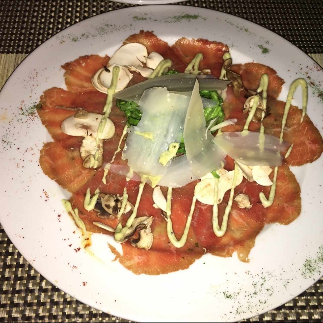 carpaccio di manzo