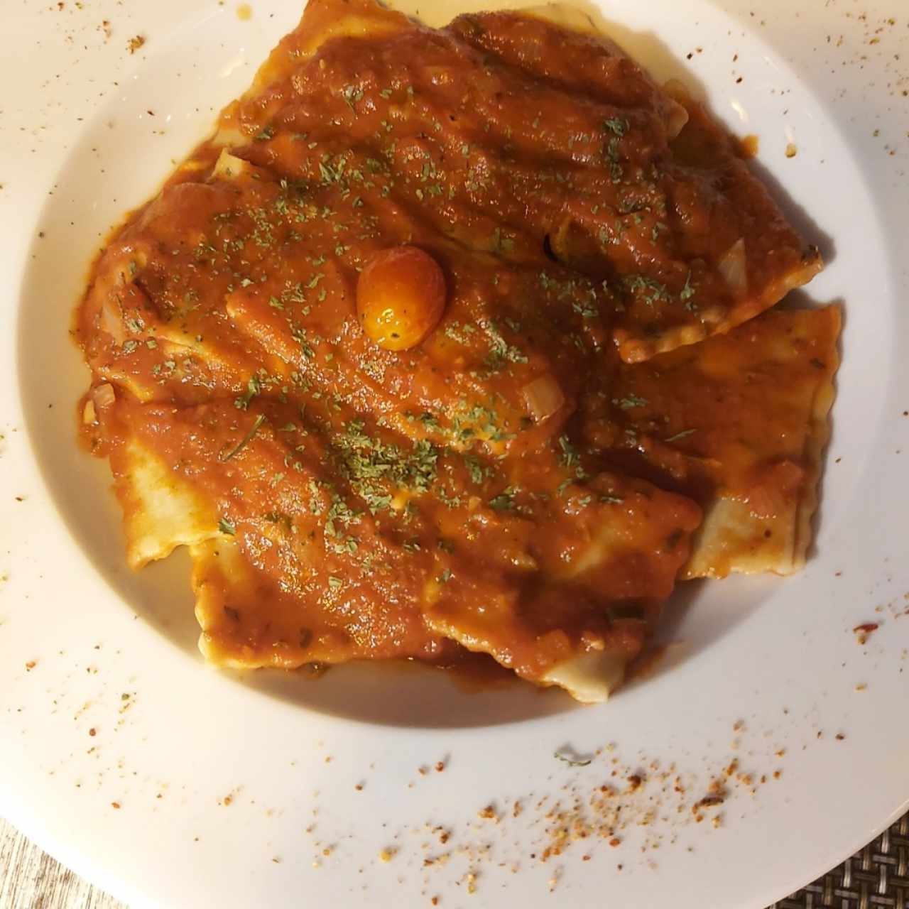 raviolis de berengena