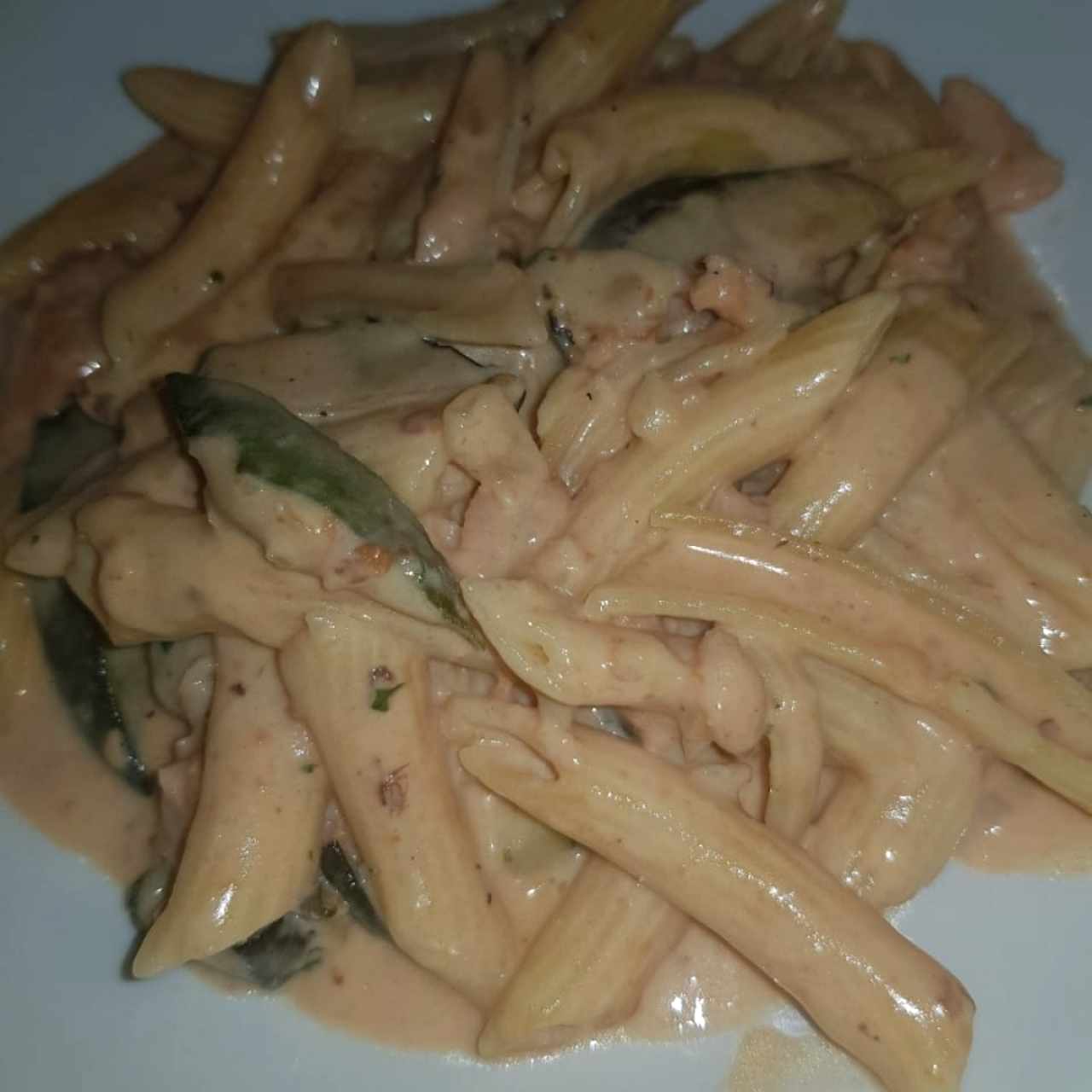 pasta con salmon