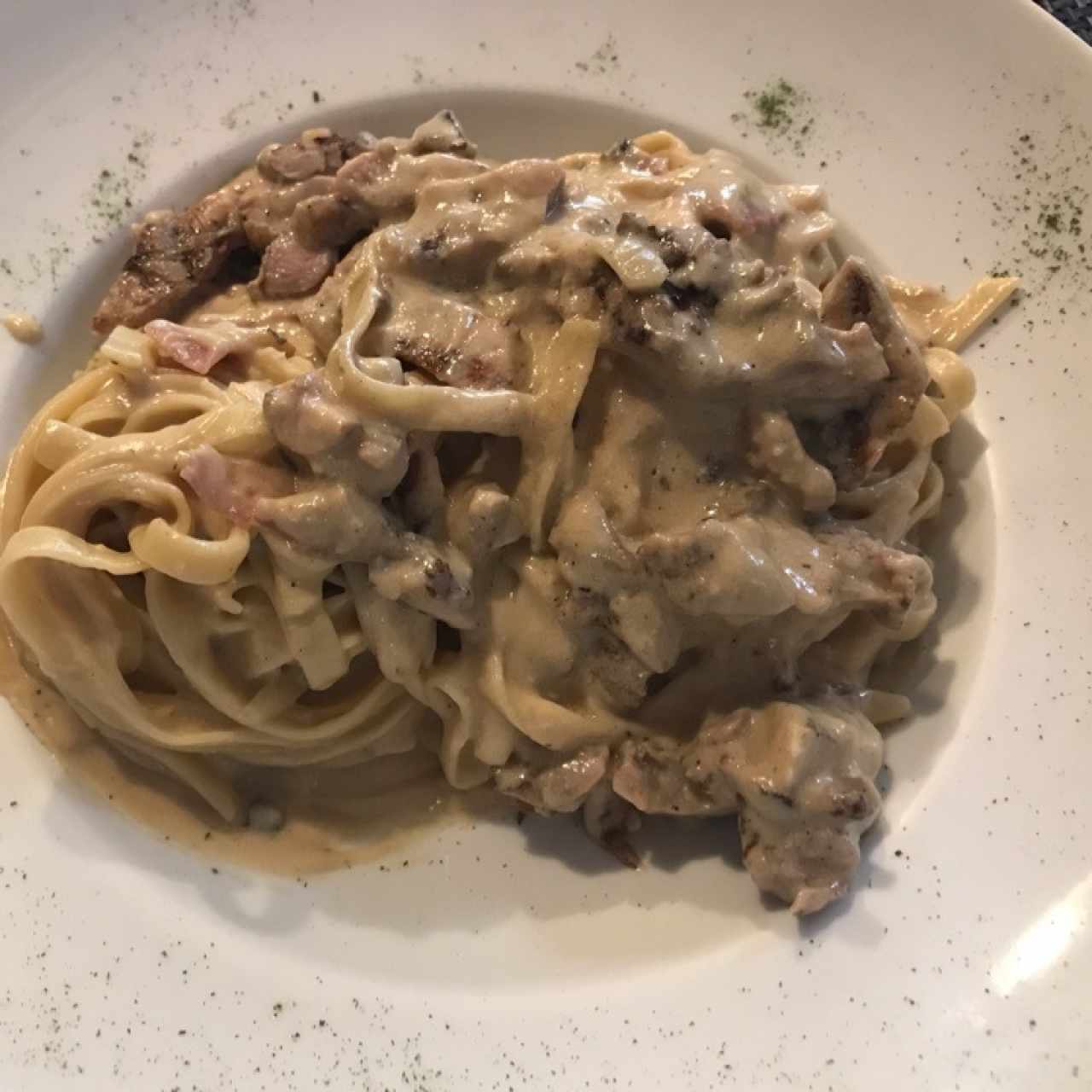 Fettuccine a la Strega