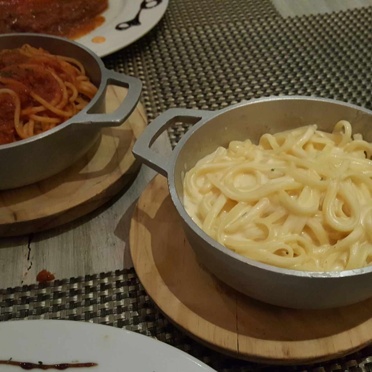 Ossobuco de Res con Linguini a la Crema