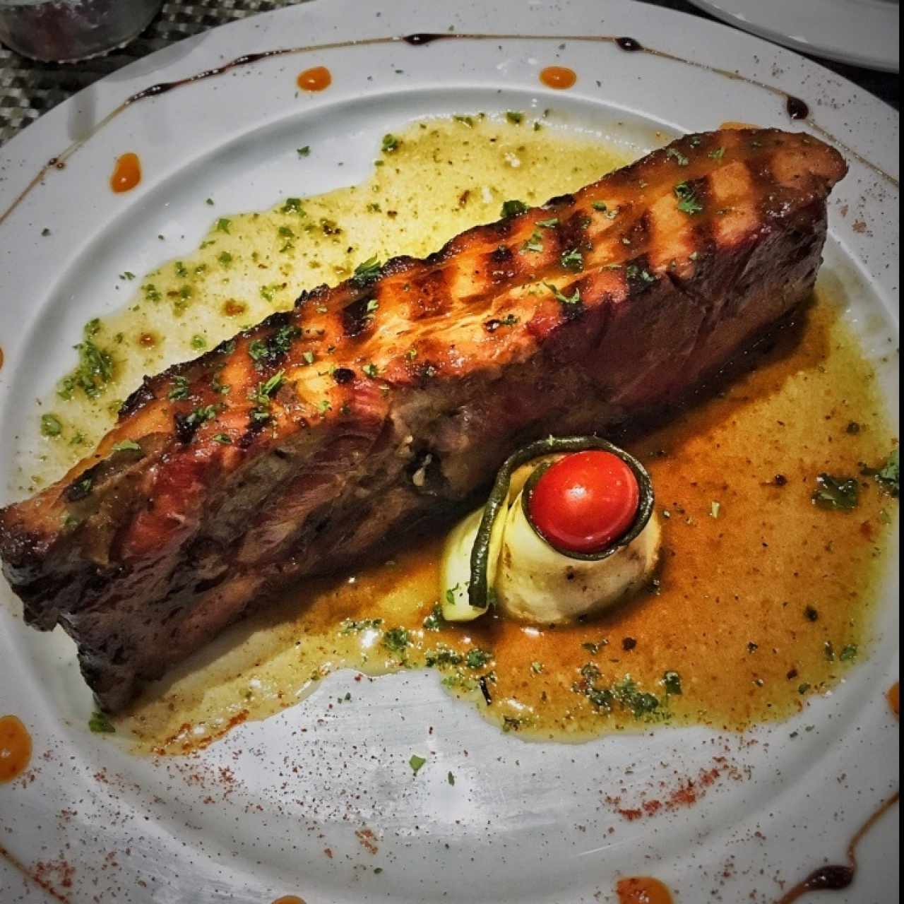 Rack de Cerdo al Grill