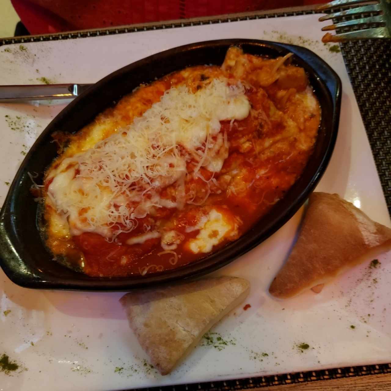 lasagna de pollo