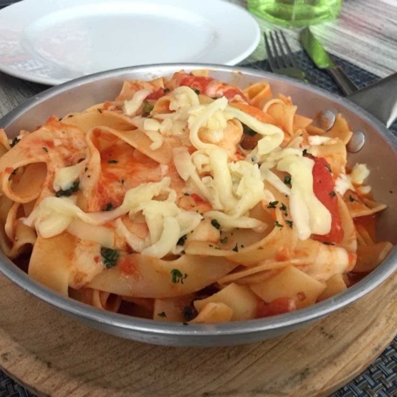 Pappardelle al teléfono