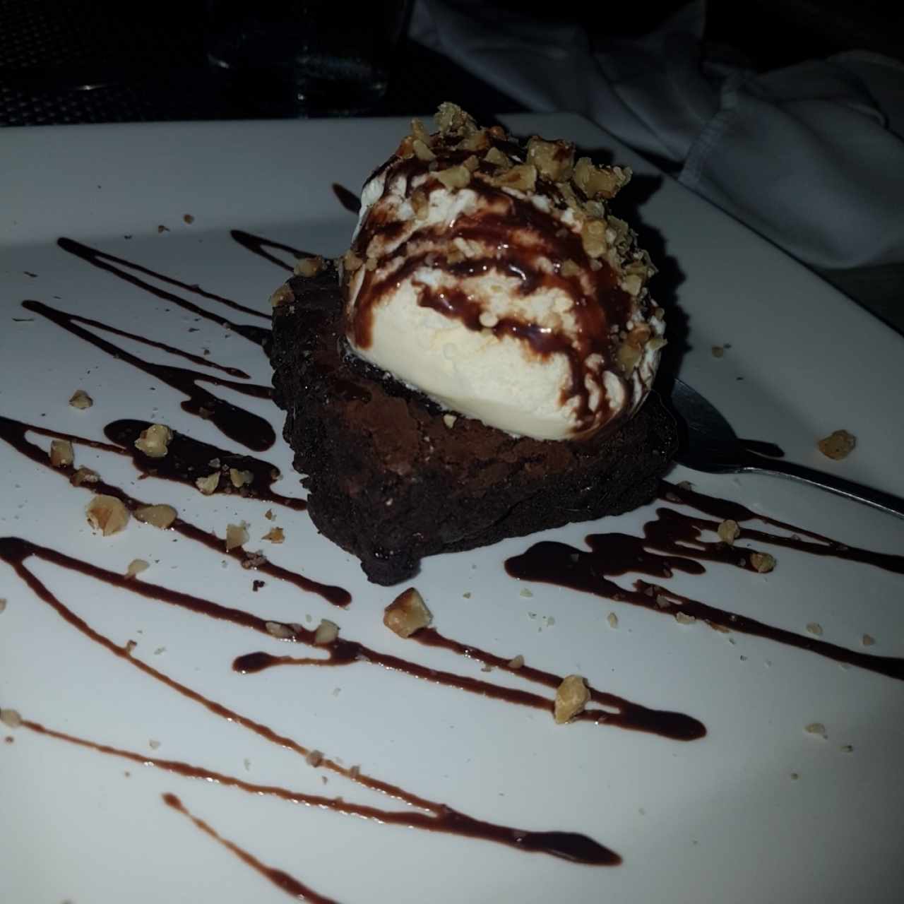 Postres - Brownie con Helado