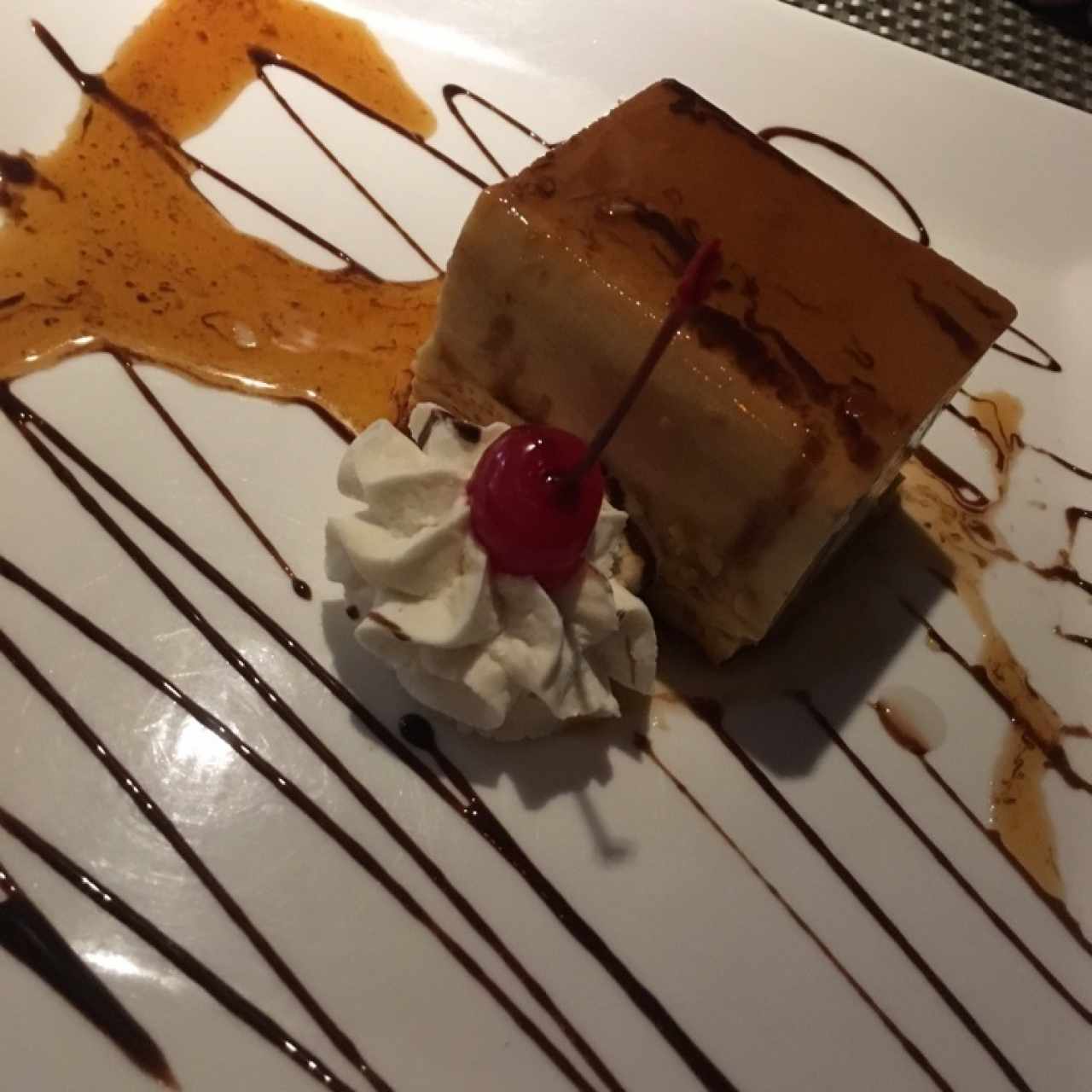 Flan de la casa