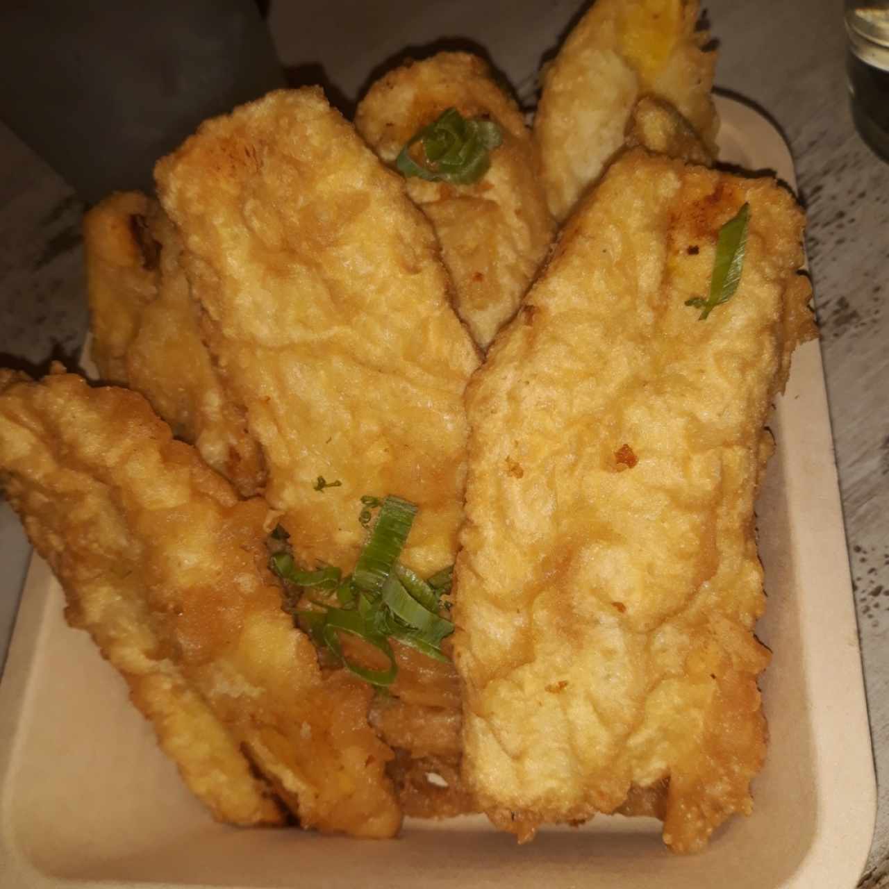 Platanos tempura