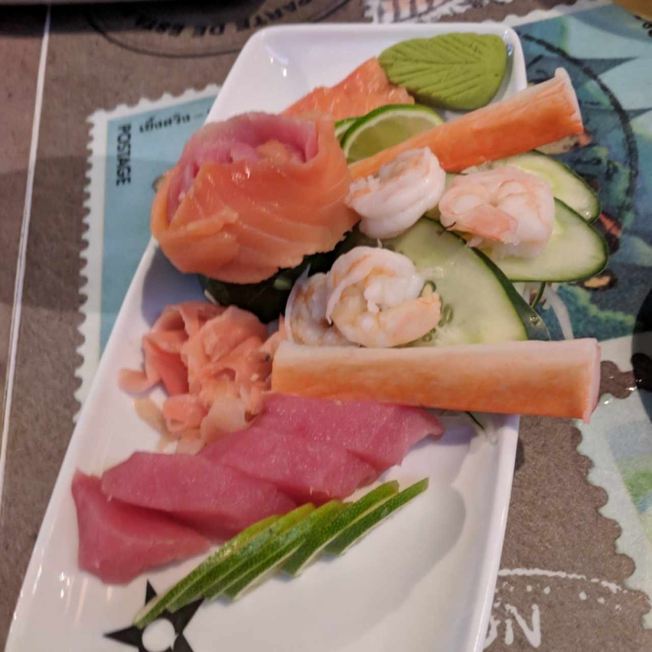 Deliciosos sashimis - Sashimi combinación