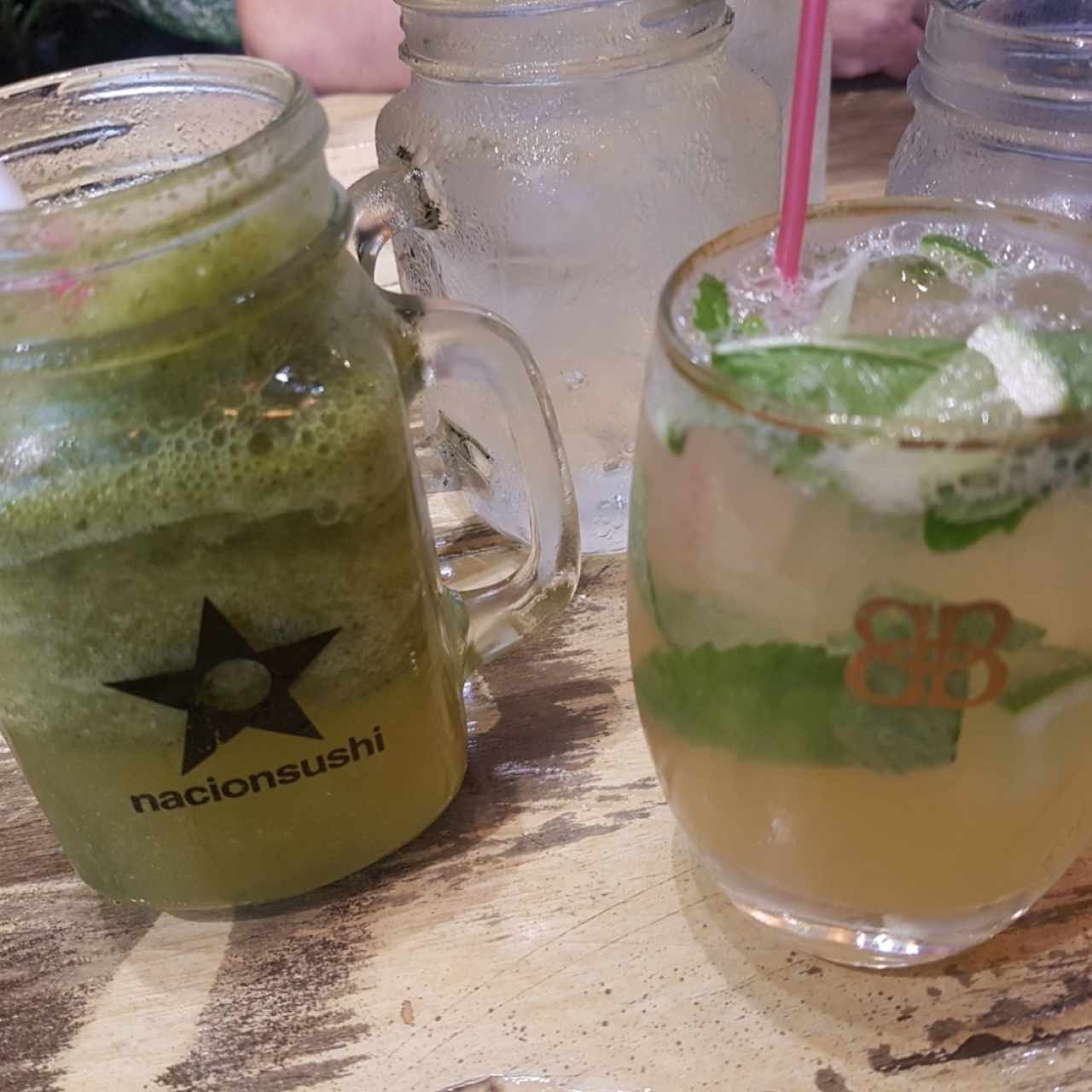limonada con hierbabuena y mojito