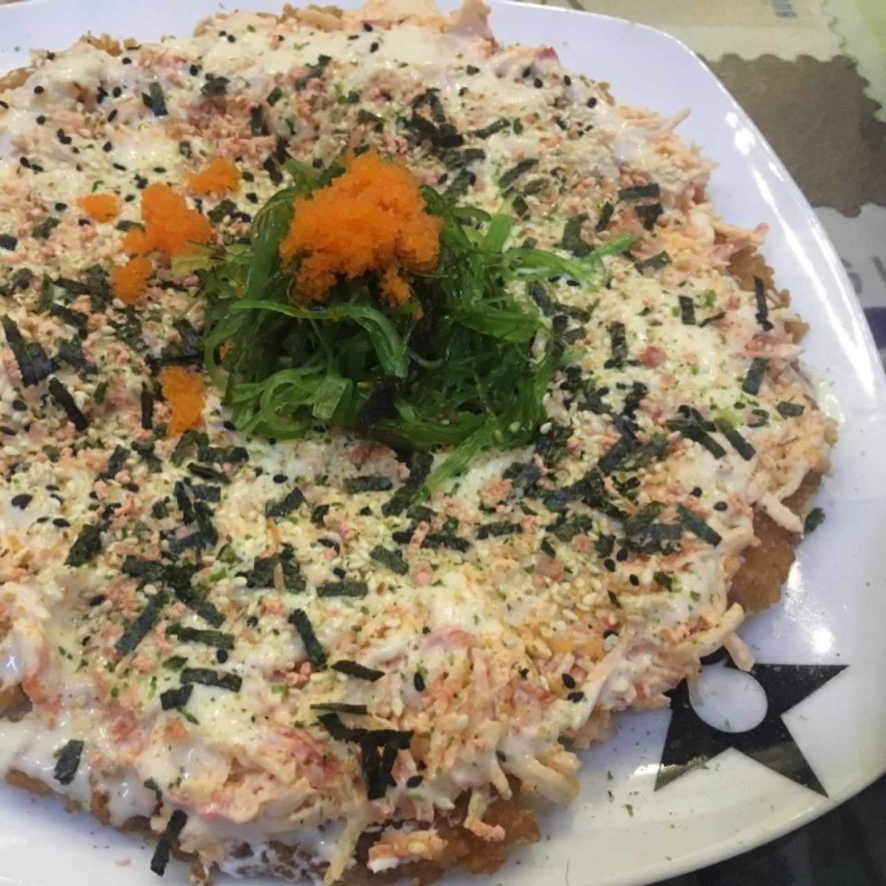 Pizza de Sushi (Cangrejo)