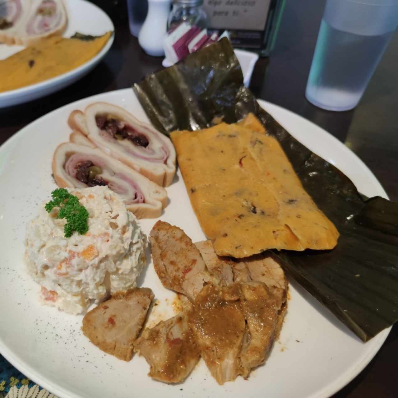 plato navideño venezolano