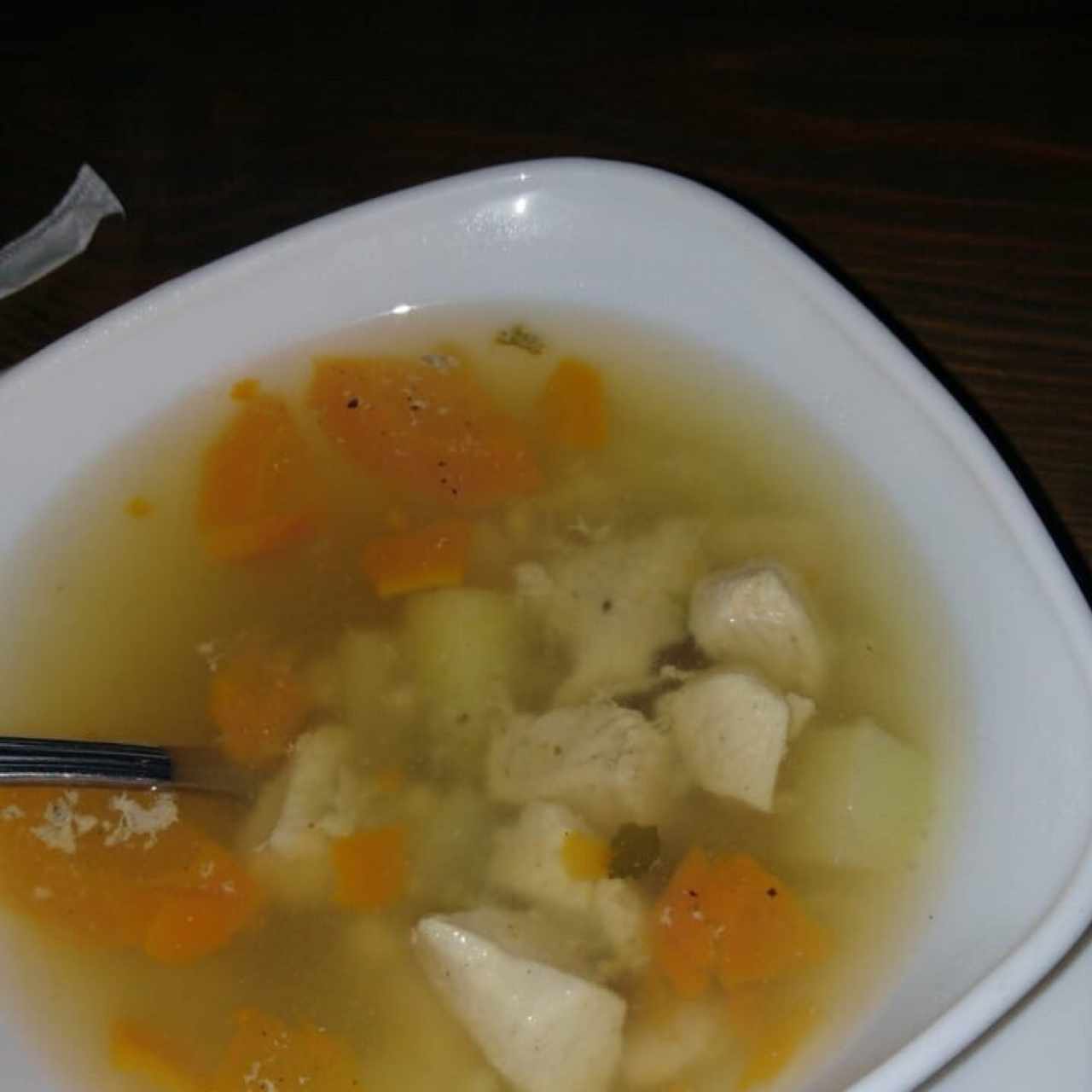 sopa de pollo 