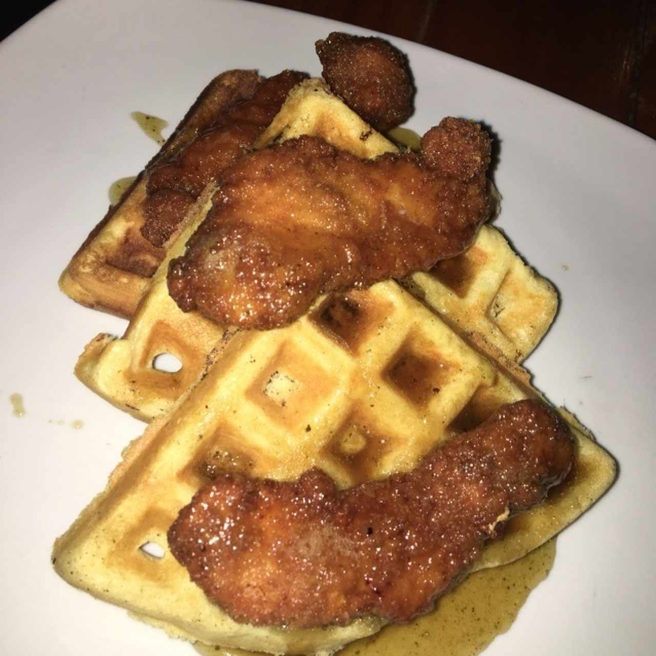 chicken and waffles