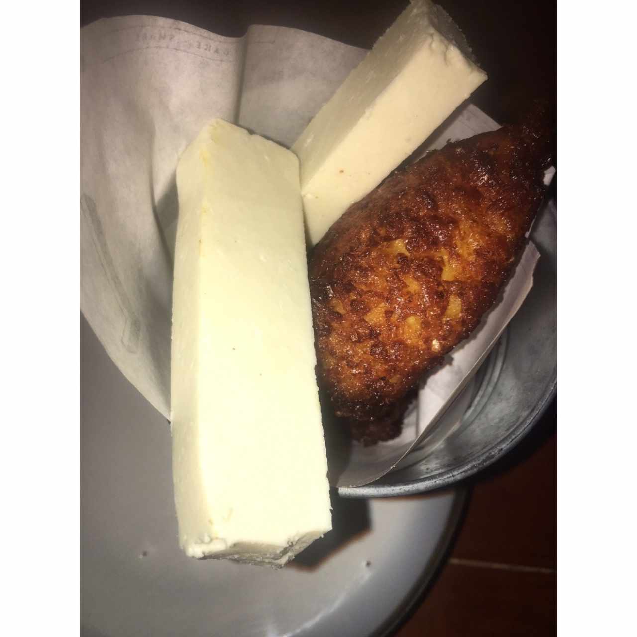 torrejitas de maiz con queso blancl