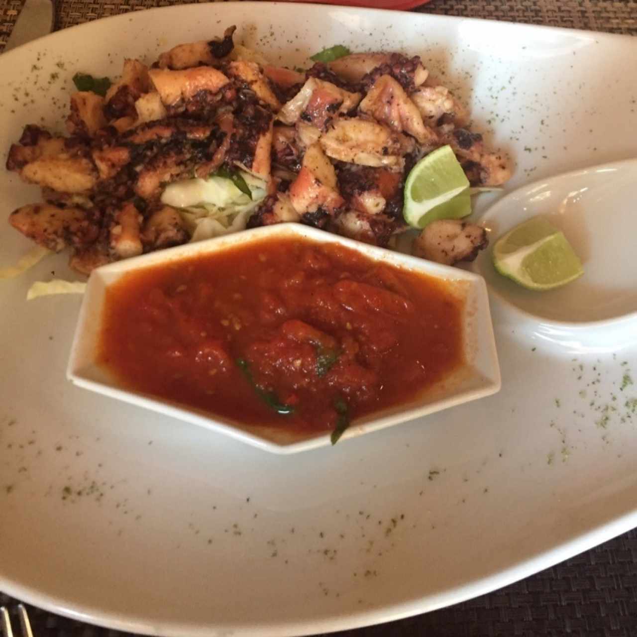 pulpo al grill