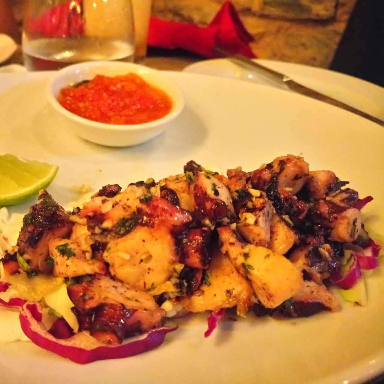 Pulpo. (entrada) 