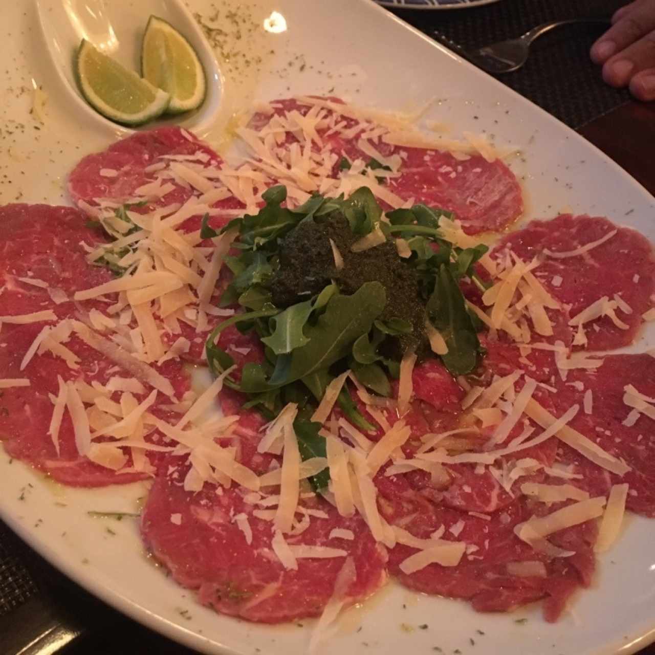 Carpaccio de res