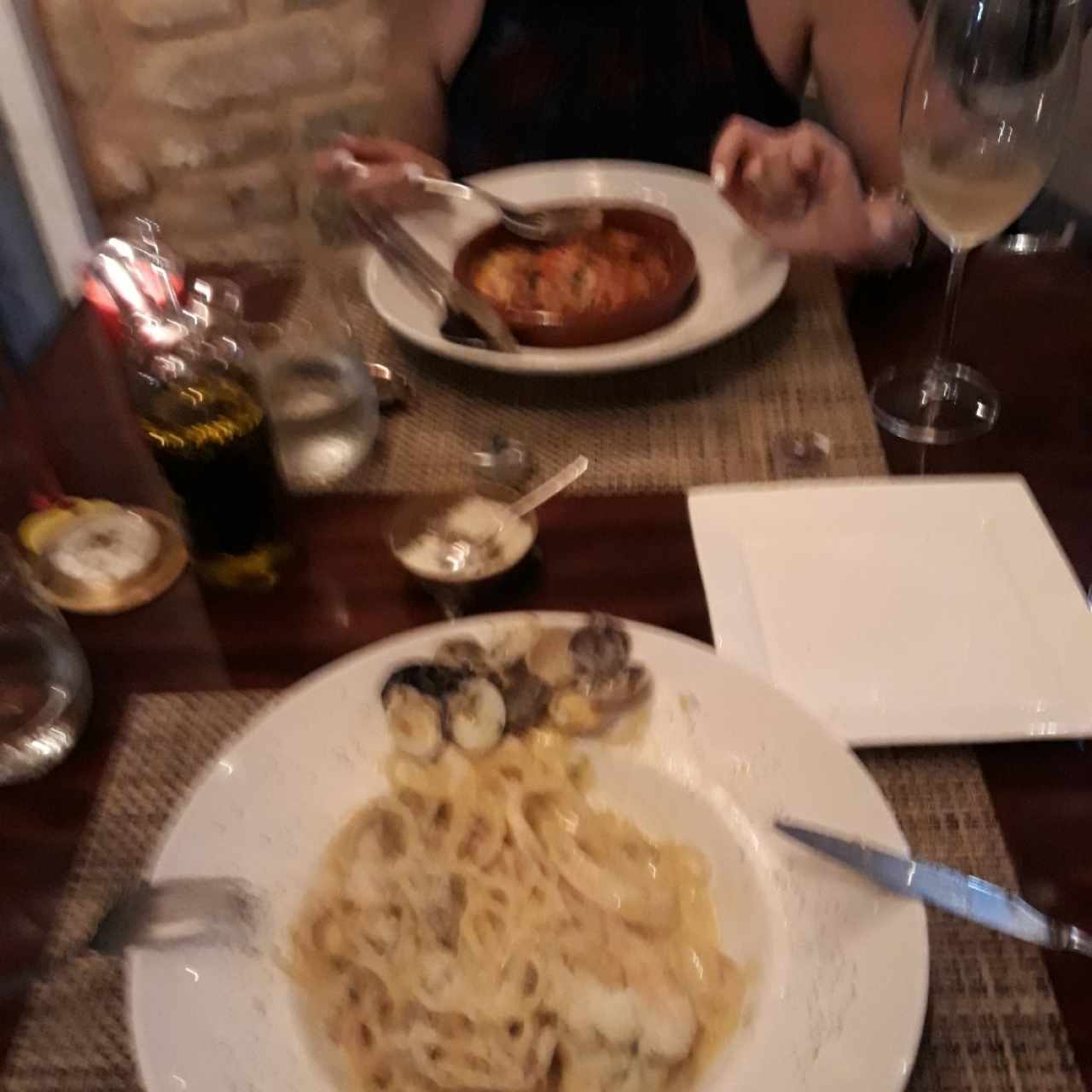 Espaguetis marinada 