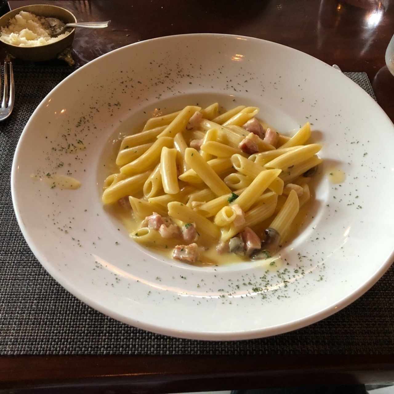 Penne alla carbonara 