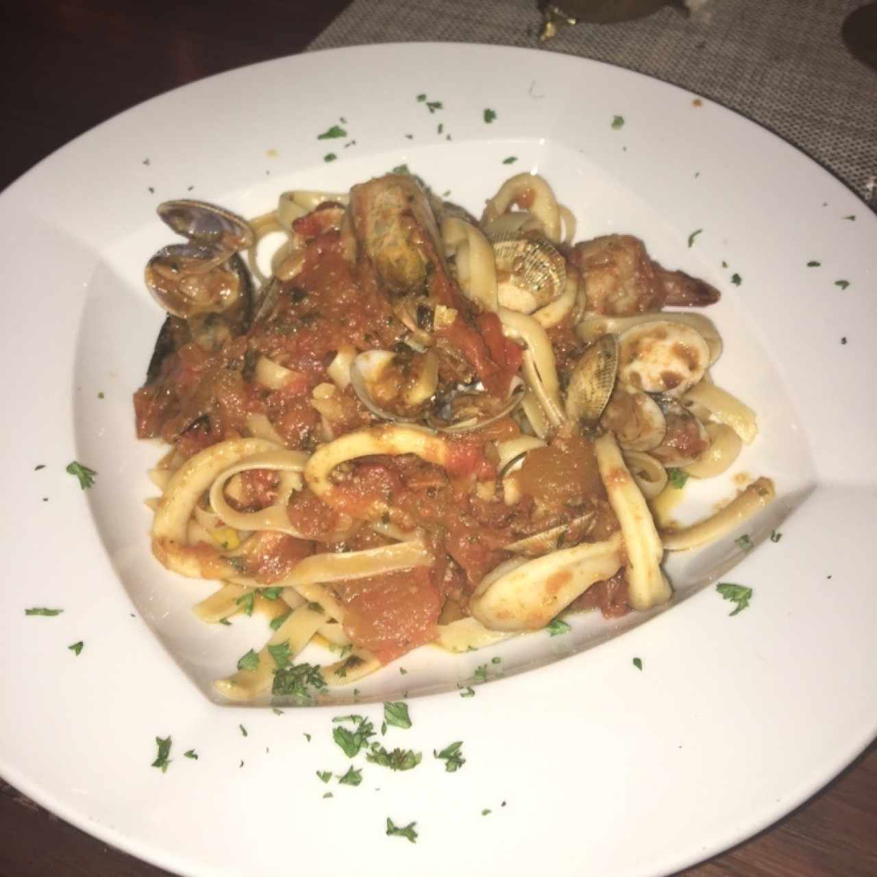 fettuccine frutti di mare