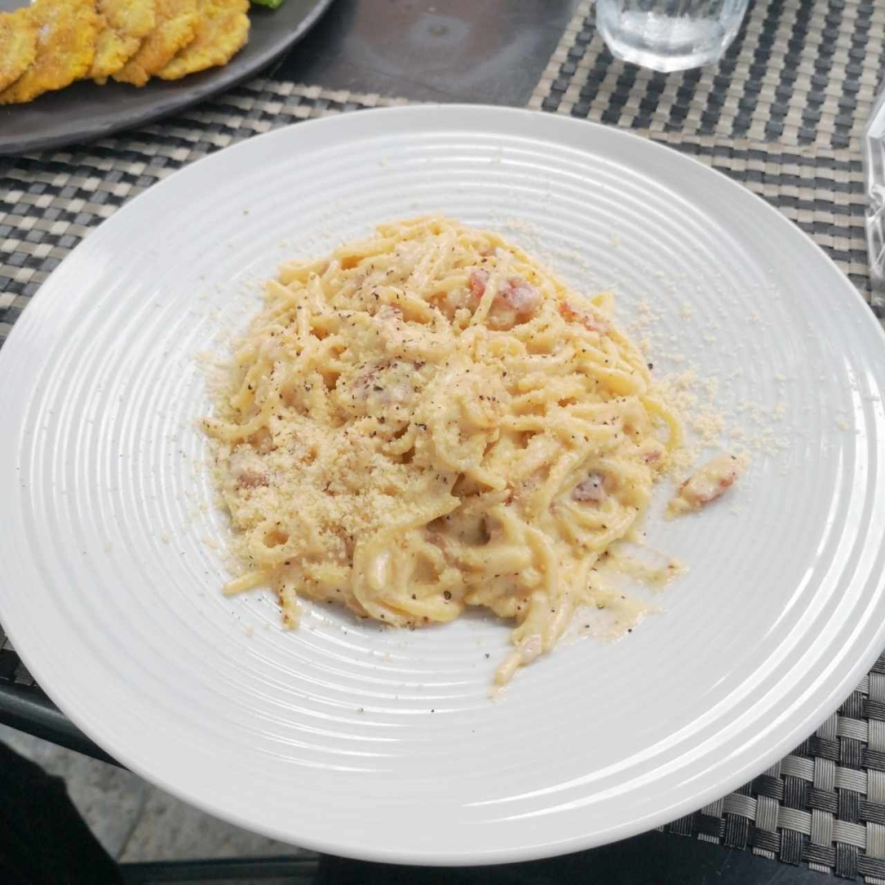 Spaghetti a la carbonara (pedido especial) 