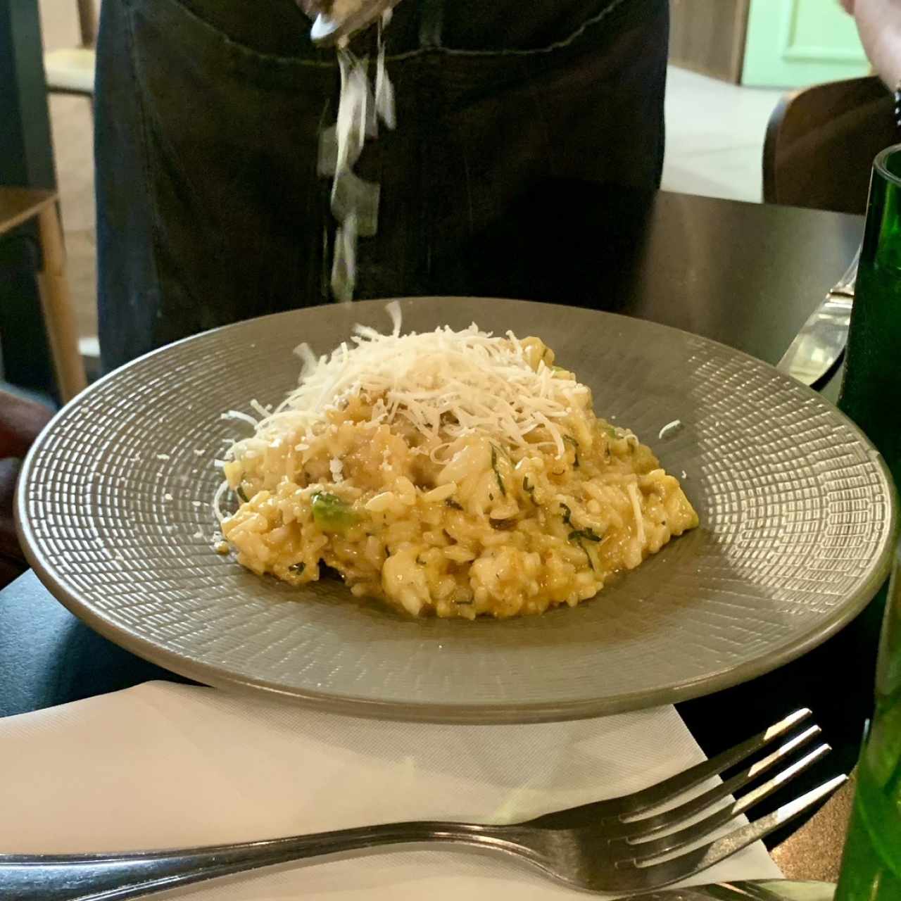 Rissotto de langostinos y aguacate. Súper delicioso 