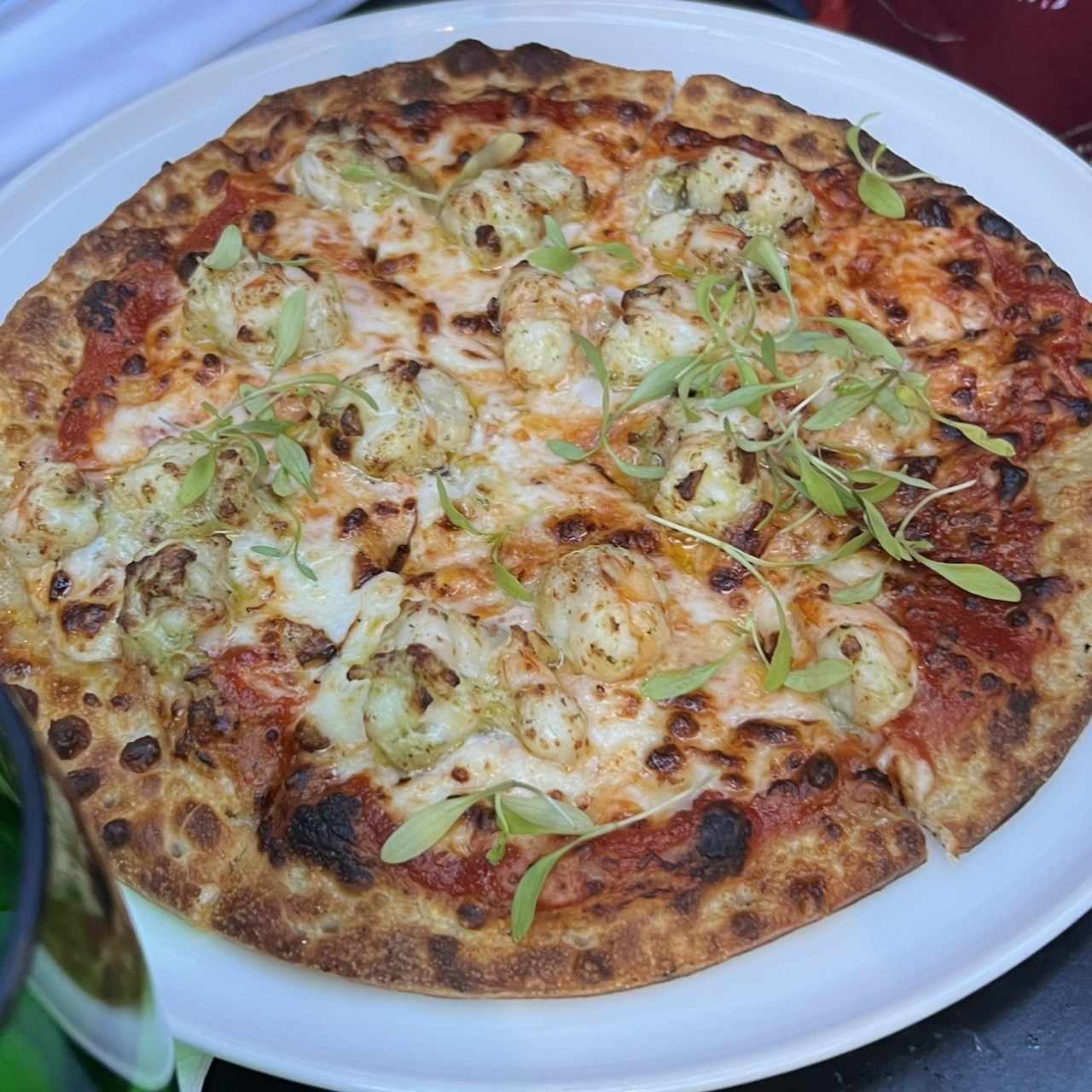 Pizzas 9" - Langostinos