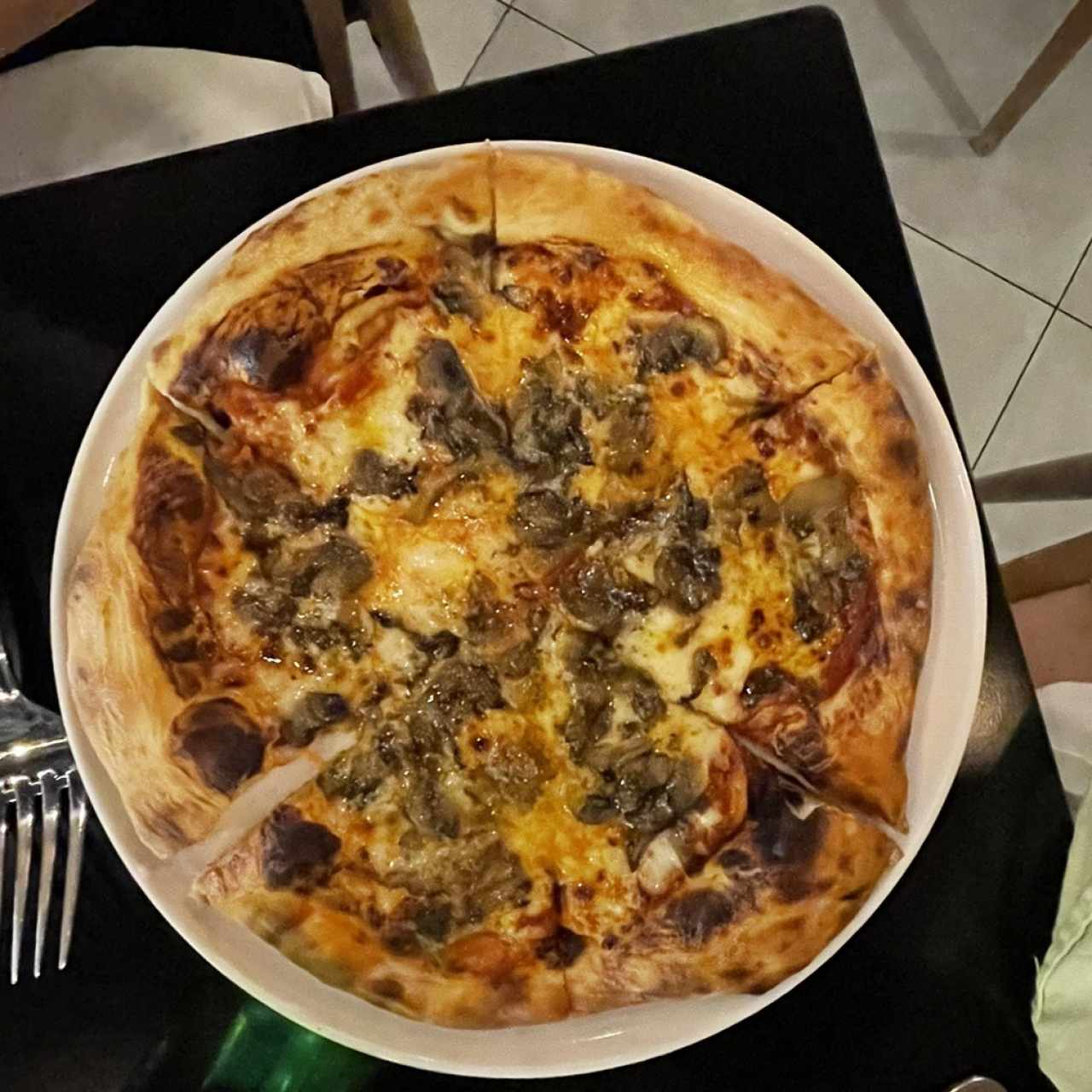 Pizzas 9" - Champiñones al Ajillo