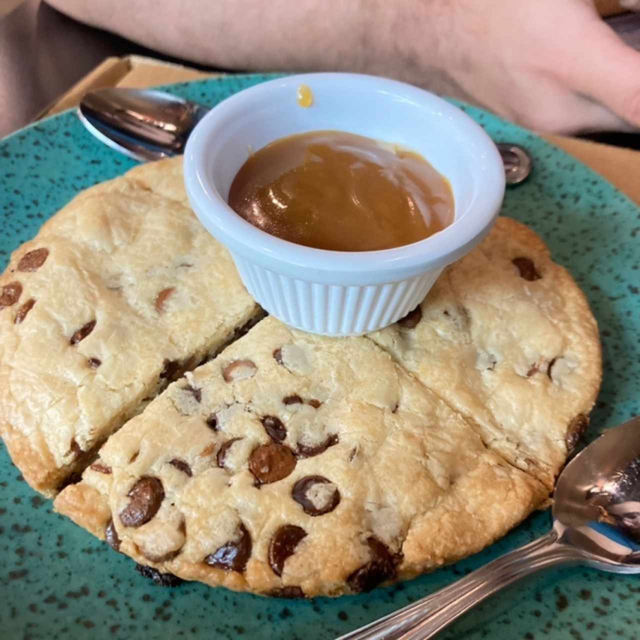 Galletón con caramelo