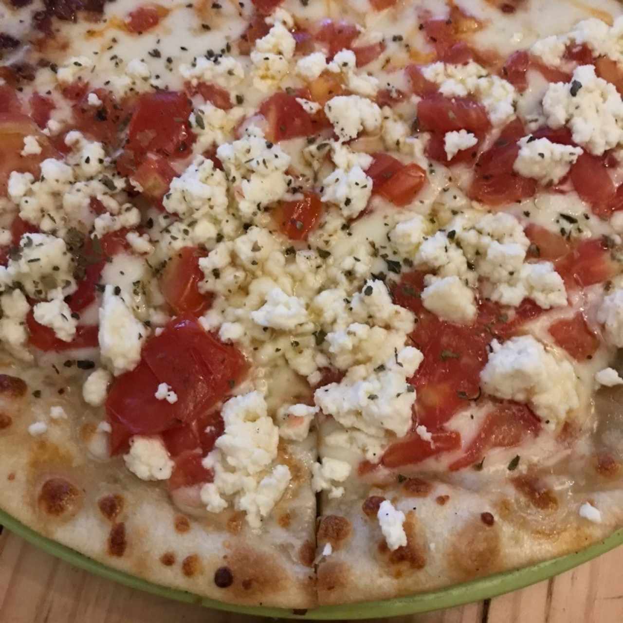 pizza feta con miel