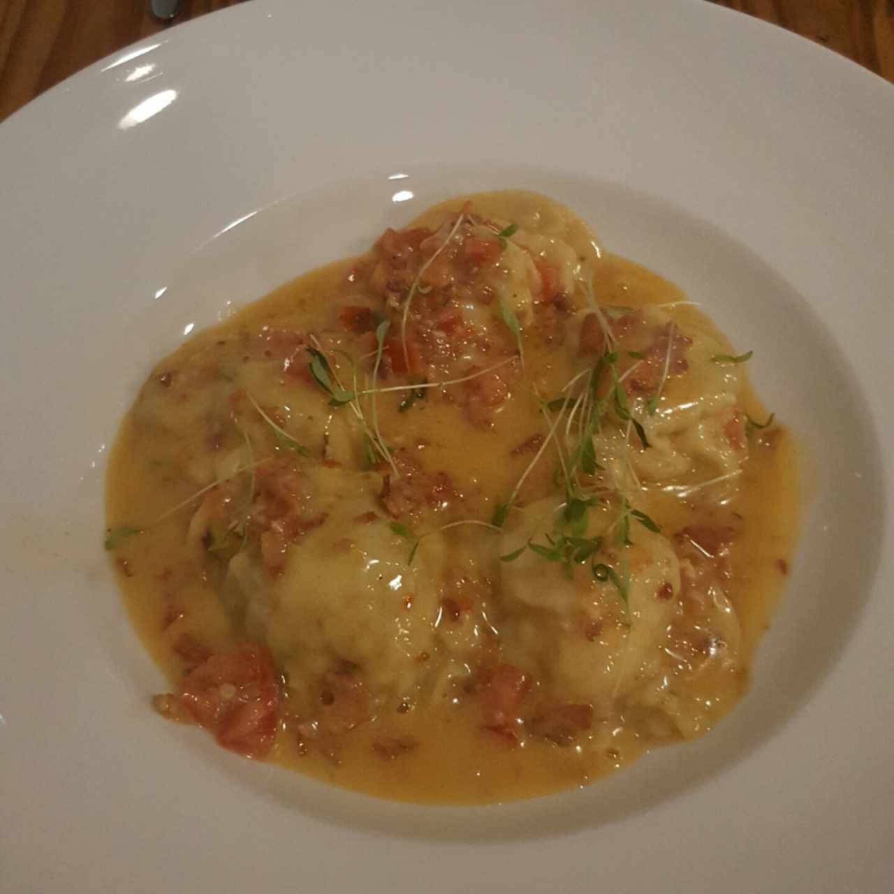 raviolis de langosta