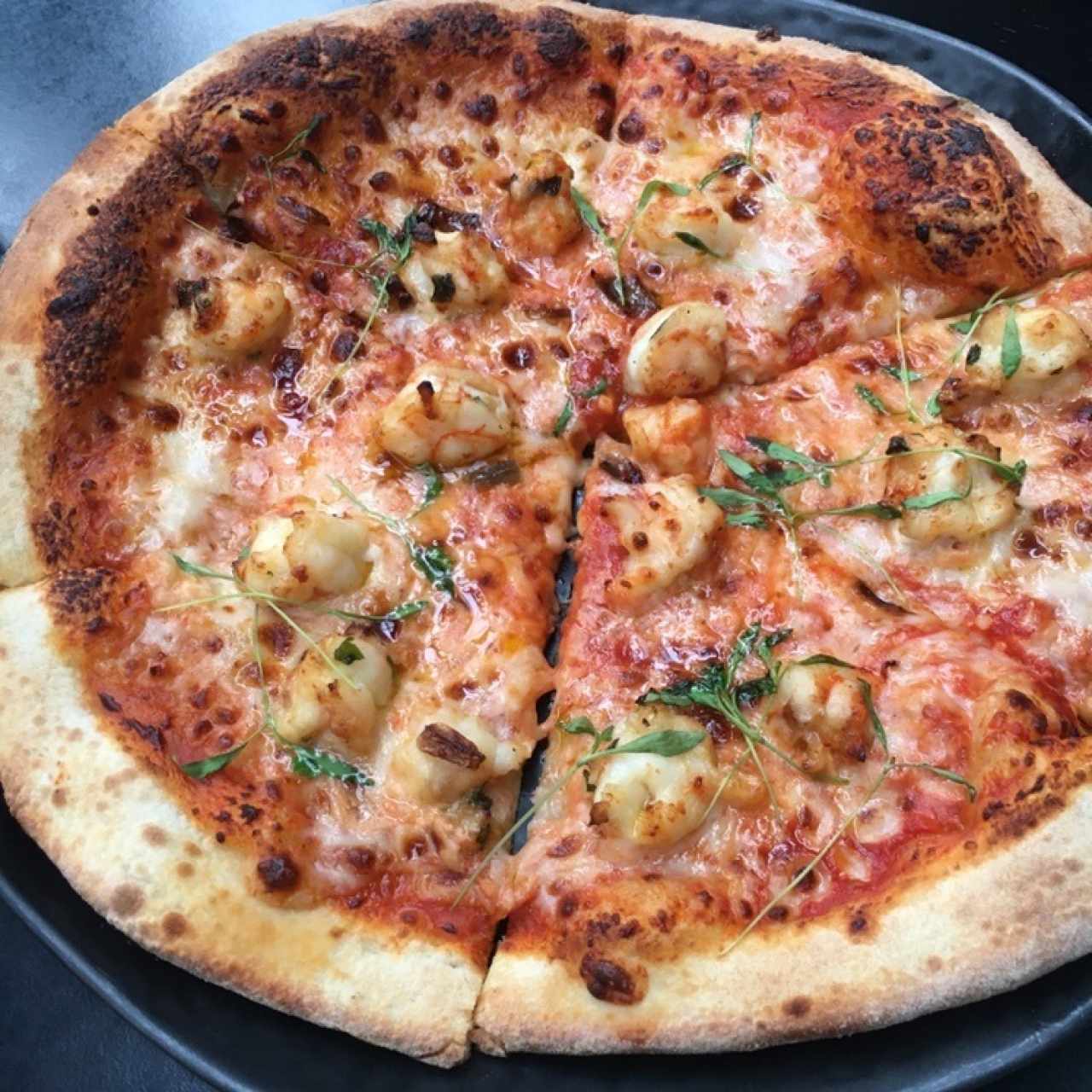 Pizza 14" - Langostinos