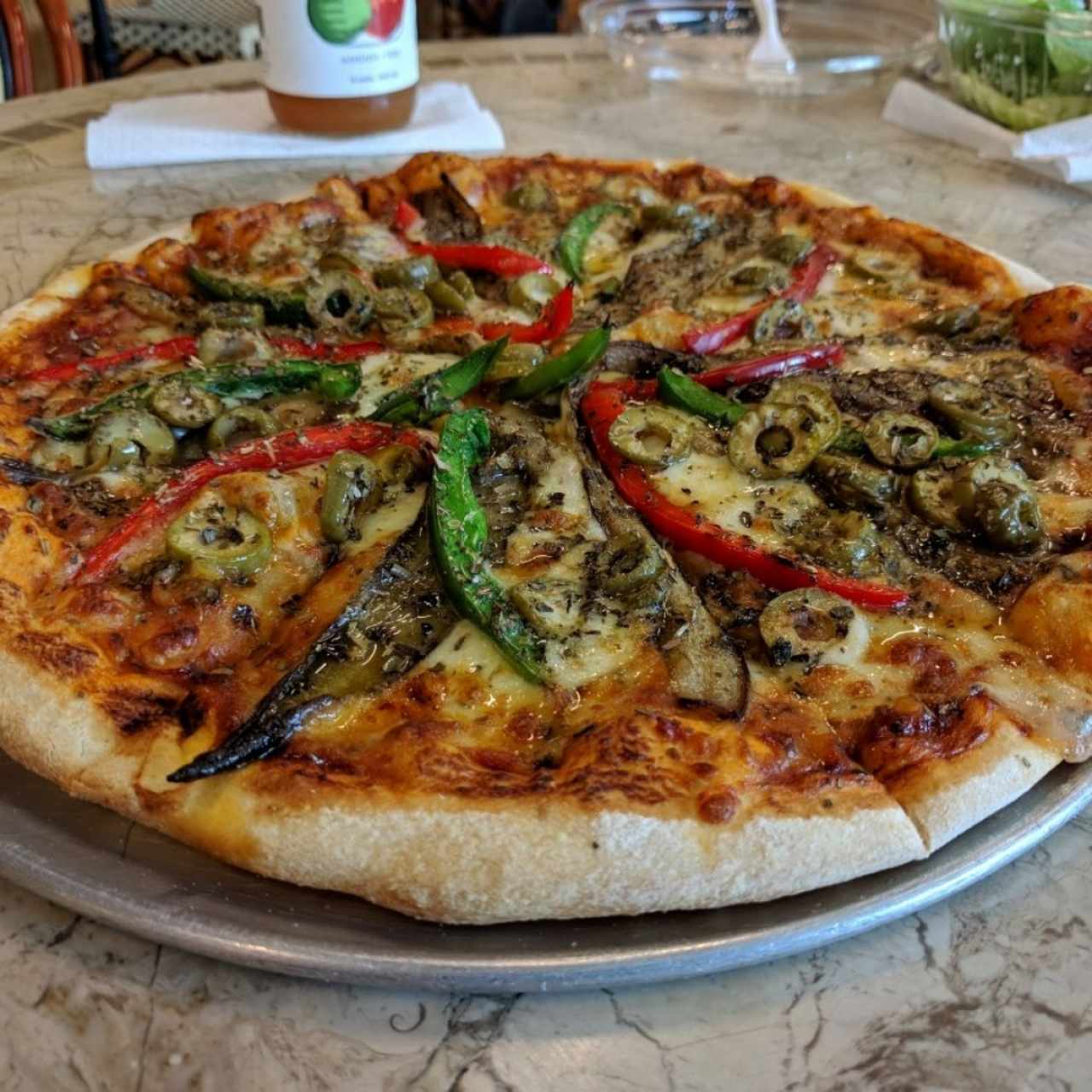 Pizza de berenjena