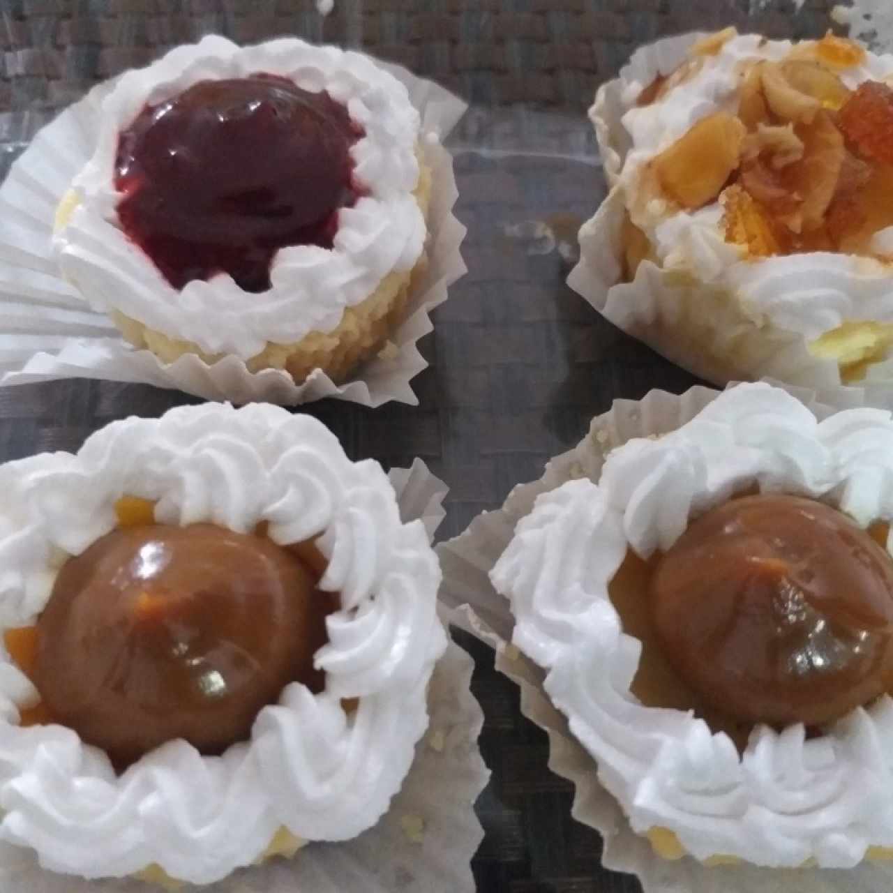 mini chessecakes surtidos