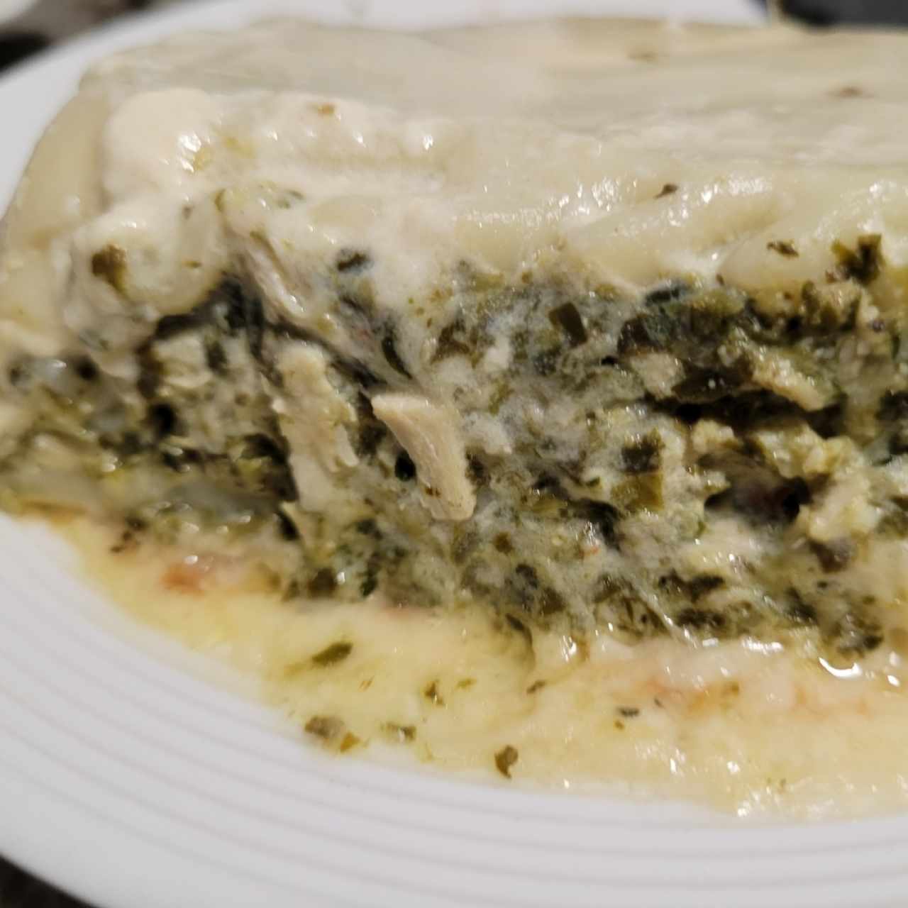 Lasagnas Horneadas - Pollo con Espinaca