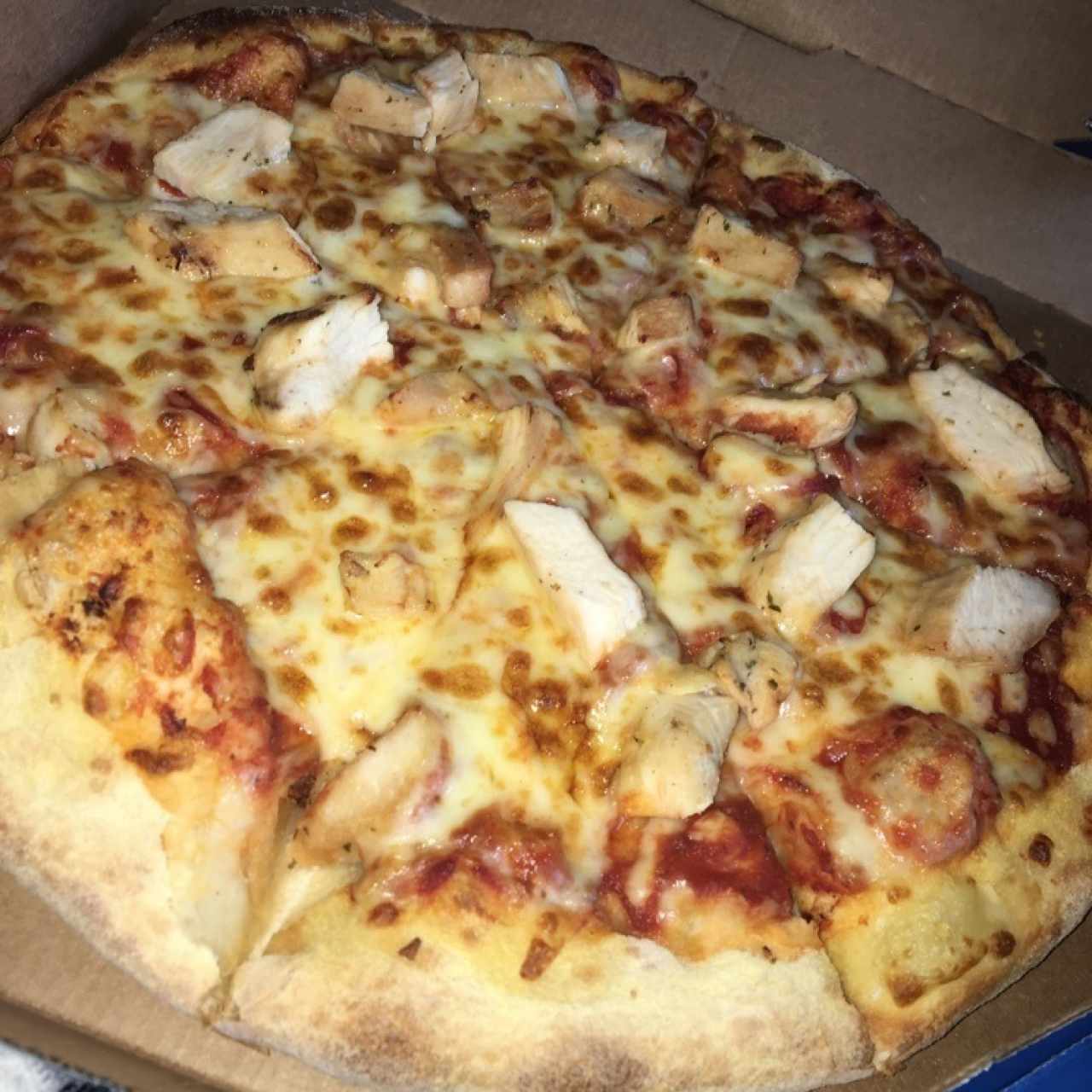 pizza mediana de pollo