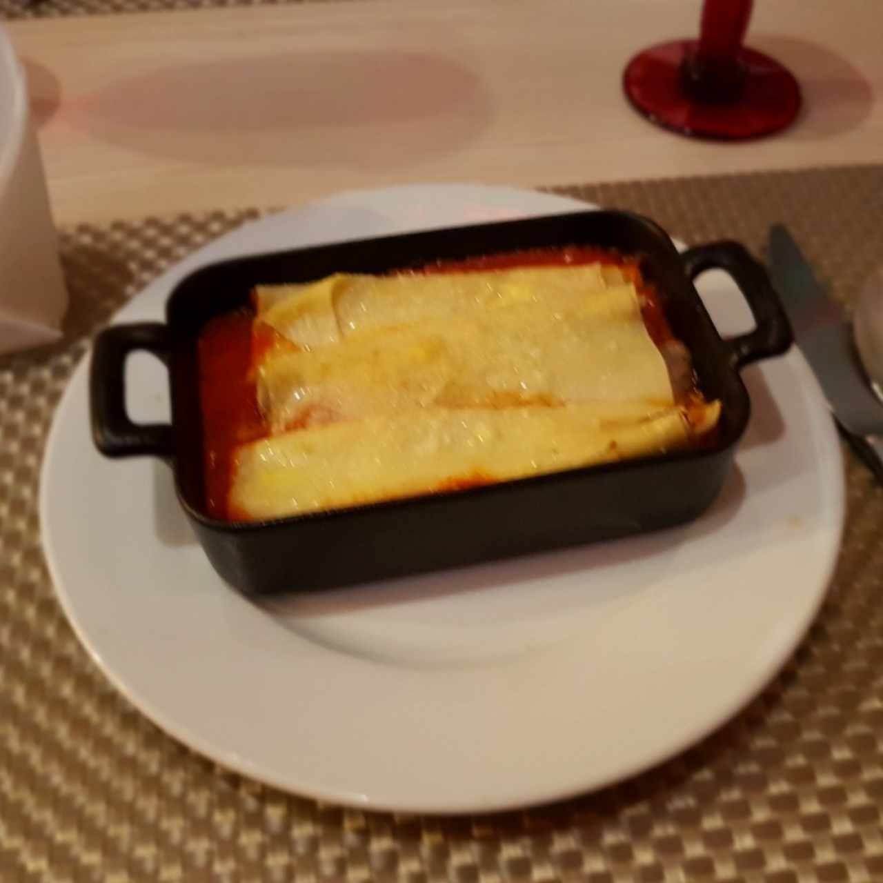 Pastas especiales - Cannelloni rossini