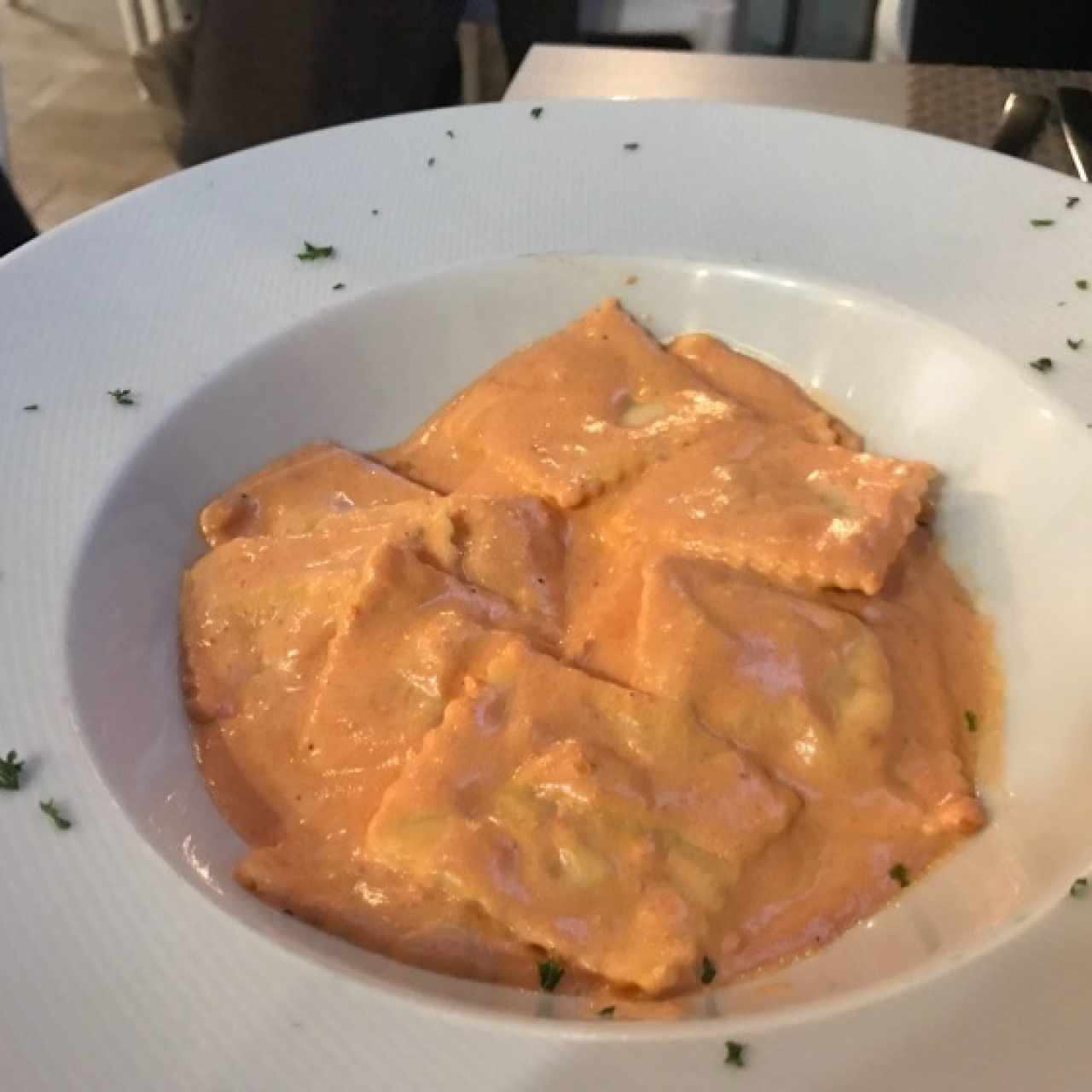 Raviolis de Salmon