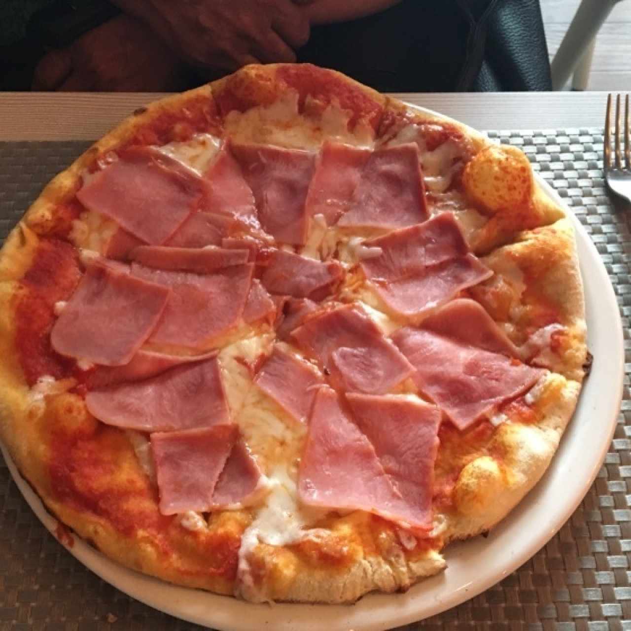 pizza de jamón