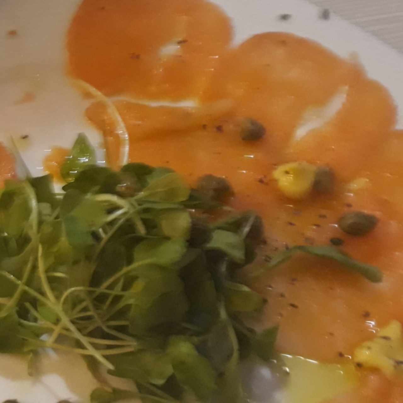 Antipasti - Carpaccio di salmone