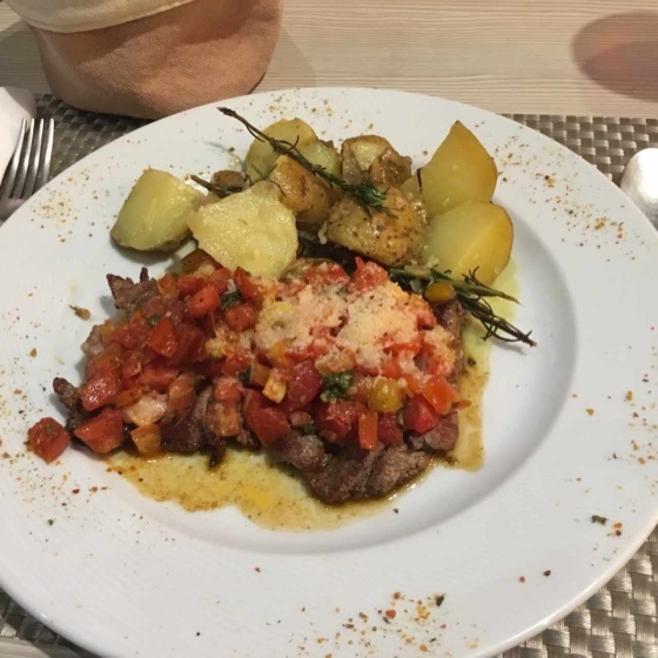 Filet di manzo alla pizzaiola