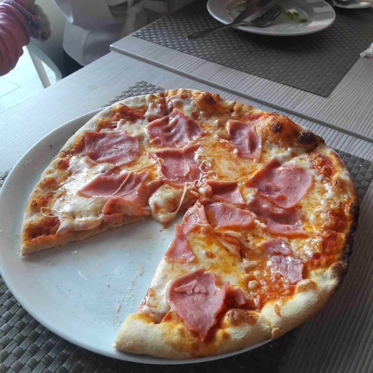 pizza de jamón